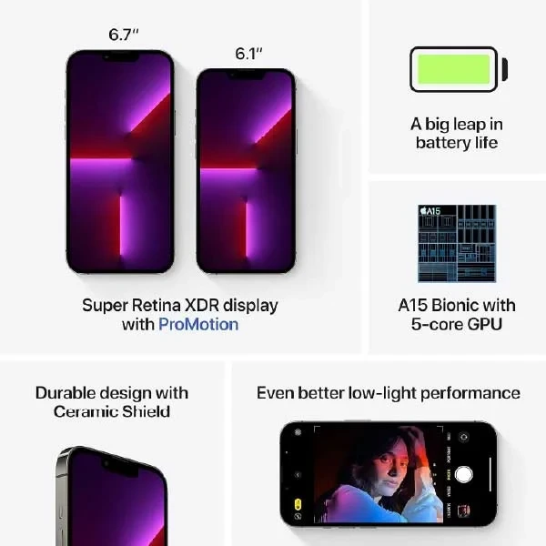 iphone 13 pro max used 128gb 256gb 512gb golden green graphite silver Free Shipping